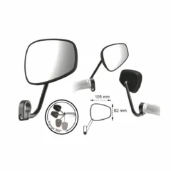 T-ONE Retrovisseurs Ovale