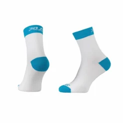 XLC Chaussettes De Compression CS-S03 Blanc Bleu -Magasin De Vélo 7209 xlc chaussettes de compression cs s03 blanc bleu 3 2x