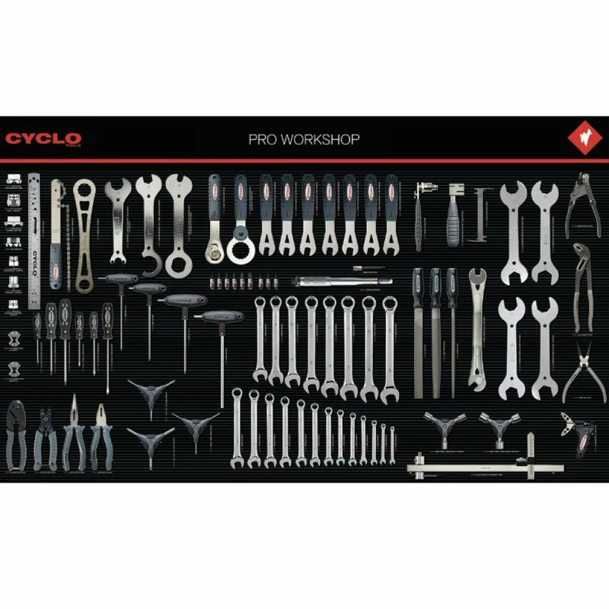 Weldtite Panneau 81 Outils Vélo Professionnel 3 Weldtite Panneau 81 Outils Vélo Professionnel