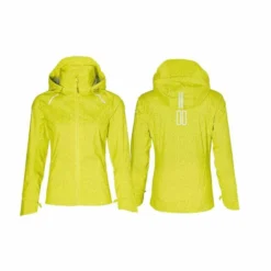 Basil Skane Veste Imperméable Femme Jaune Réfléchissant -Magasin De Vélo 8715019411359 basil skane veste impermeable femme jaune reflechissant 2x