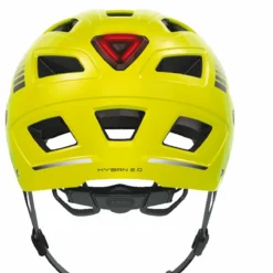 ABUS Casque Hyban 2.0 Jaune Fluo -Magasin De Vélo ca86909 abus casque hyban 2 0 jaune fluo 3 2x